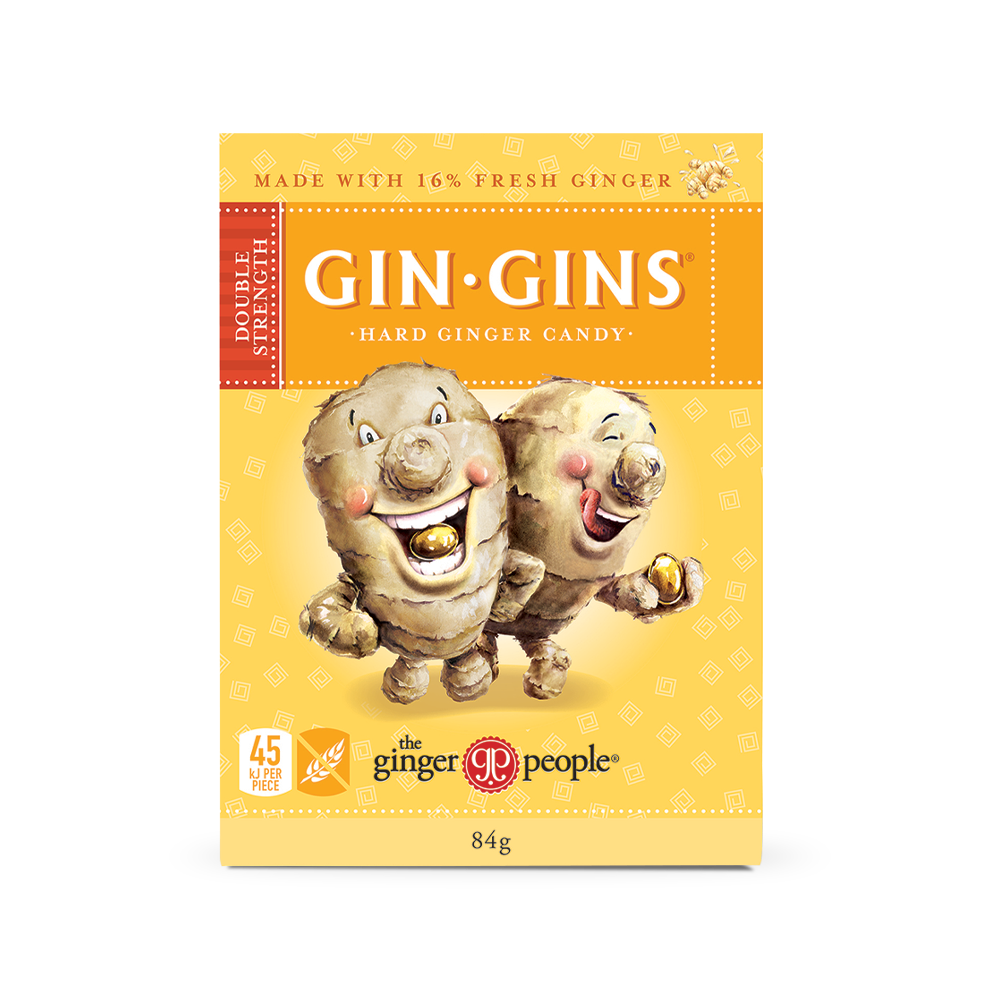Ginger People Gin Gins® Hard Ginger Candy Double Strength 84g