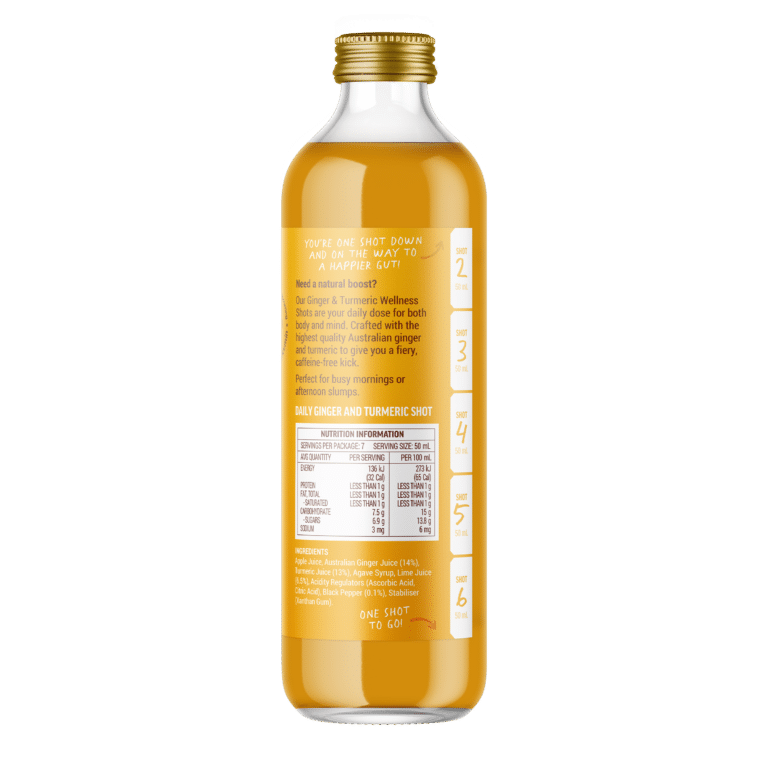 Buderim Ginger Ginger & Turmeric Wellness Shots 350mL