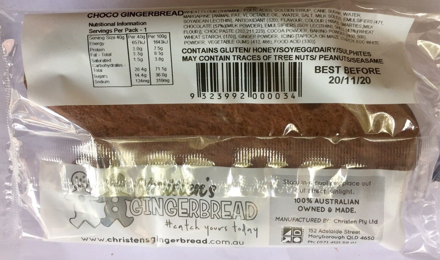 Christen's Gingerbread Man 40g