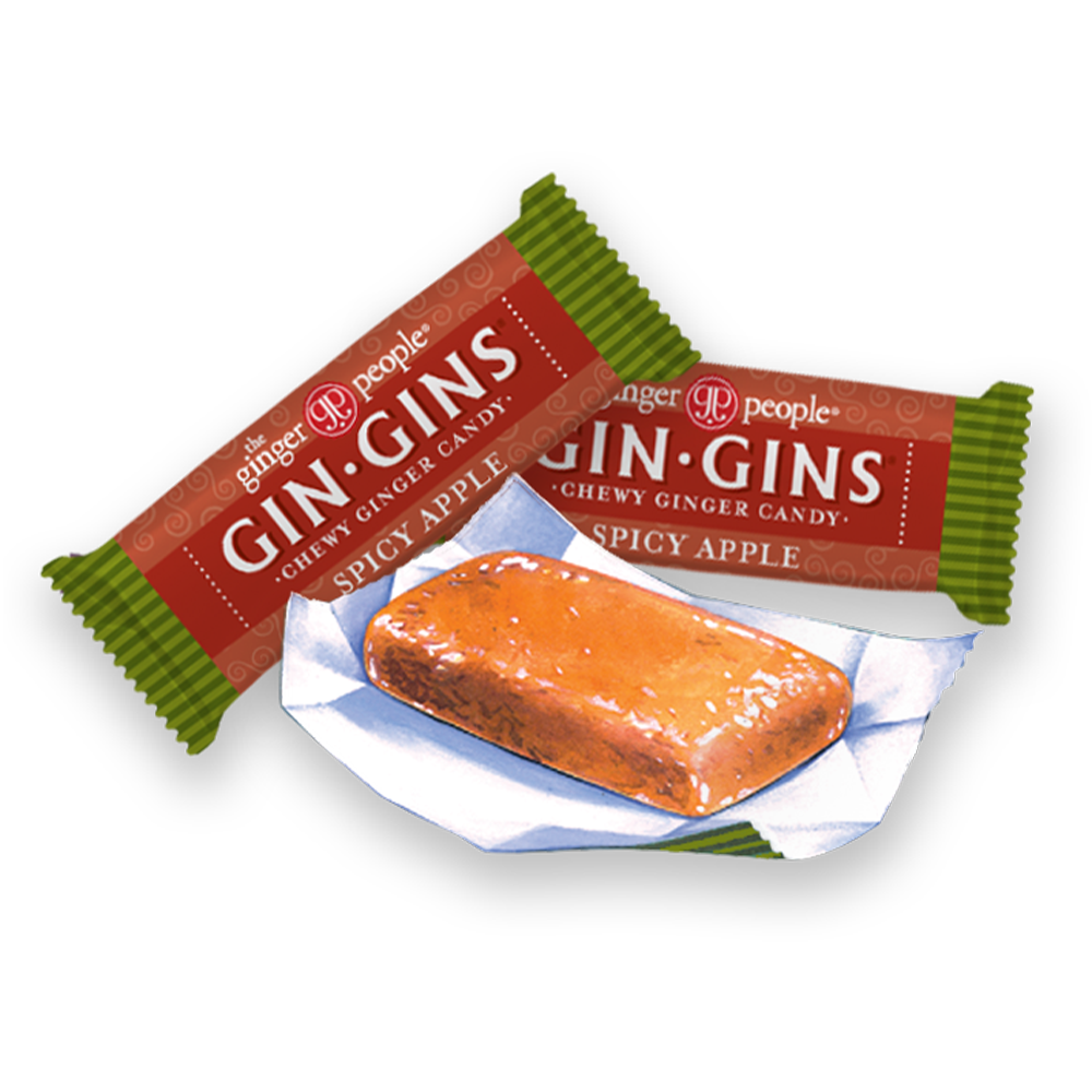 Ginger People Gin Gins® Ginger Chews Spicy Apple 84g