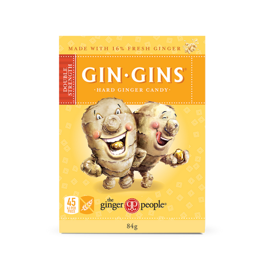 Ginger People Gin Gins® Hard Ginger Candy Double Strength 84g