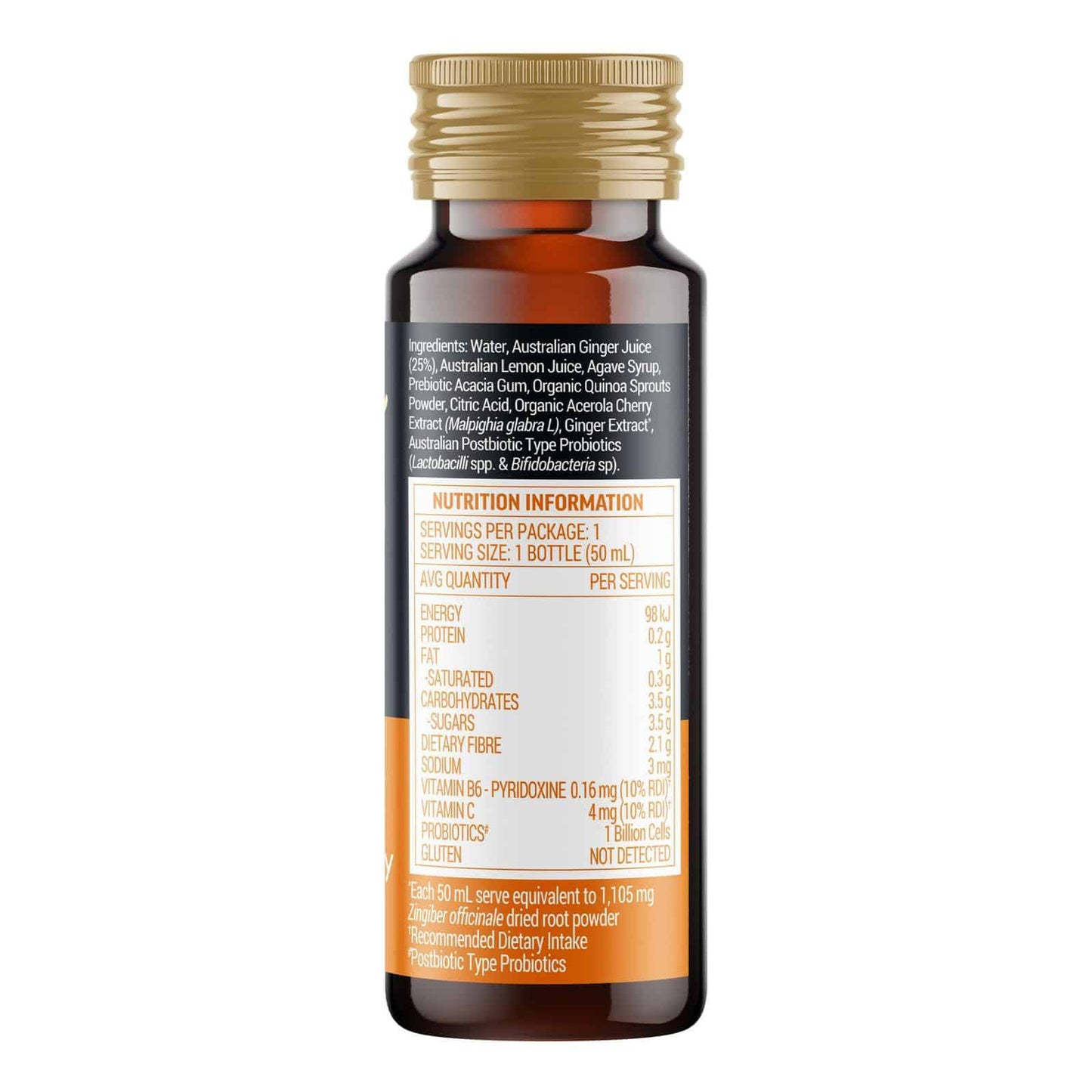 Buderim Ginger BioActive Ginger+ Shot 50ml