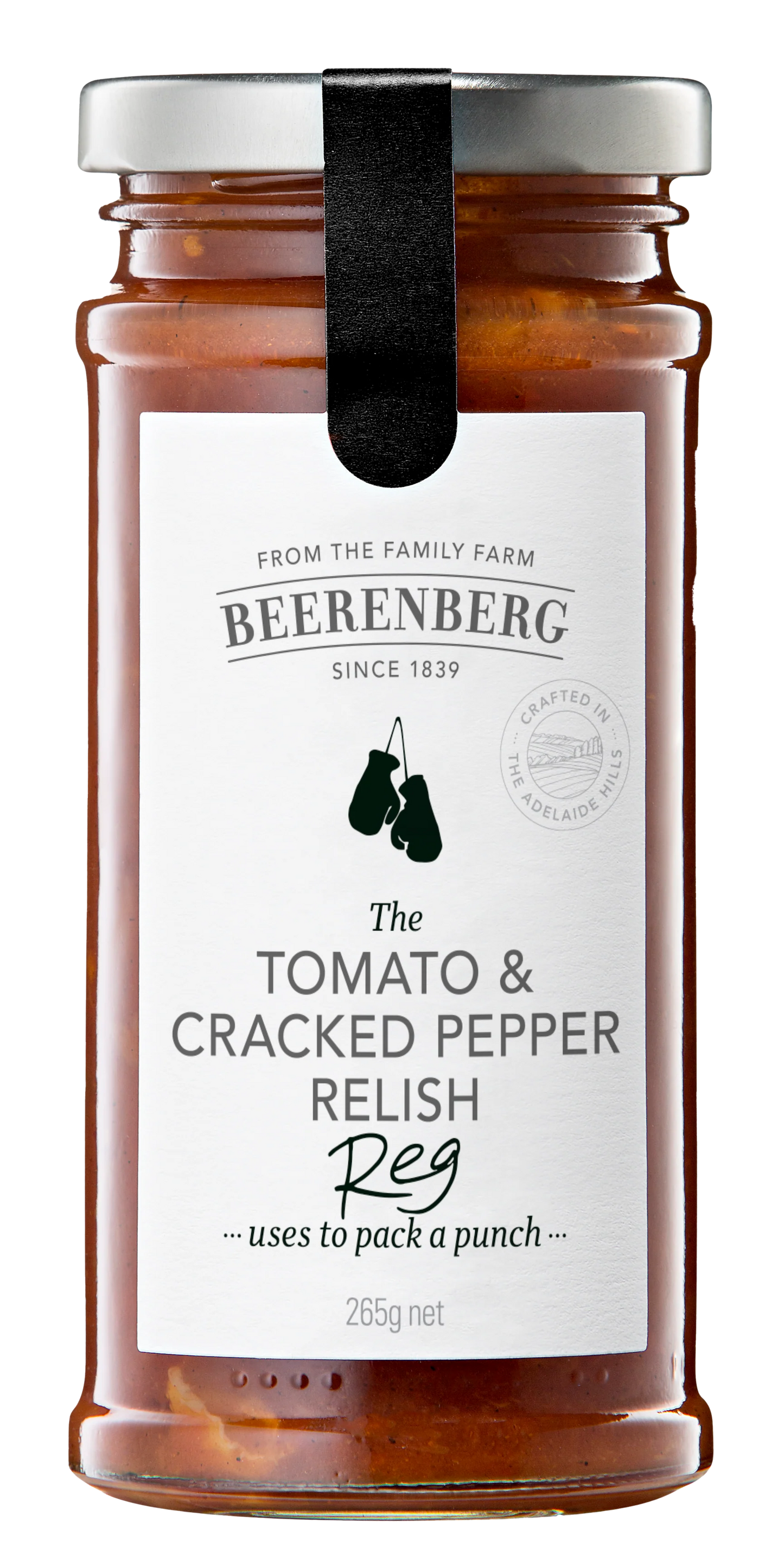 Beerenberg Tomato & Cracked Black Pepper Relish 265g