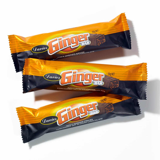 Davies Dark Ginger Bar 50g