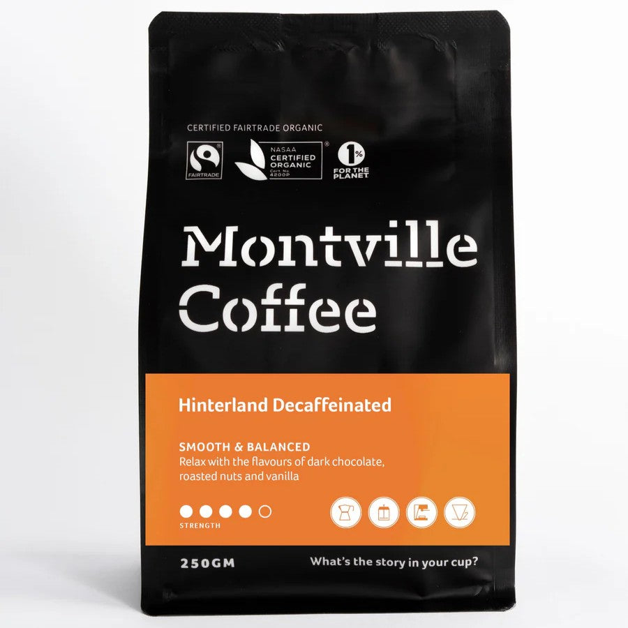Montville Coffee - Hinterland Decaffeinated 250g