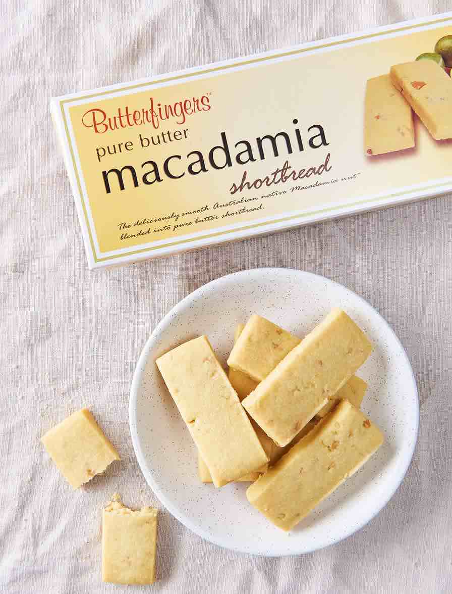 Butterfinger's Macadamia Shortbread 175g