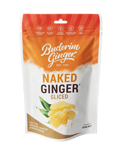 Buderim Ginger Naked Ginger Sliced 350g
