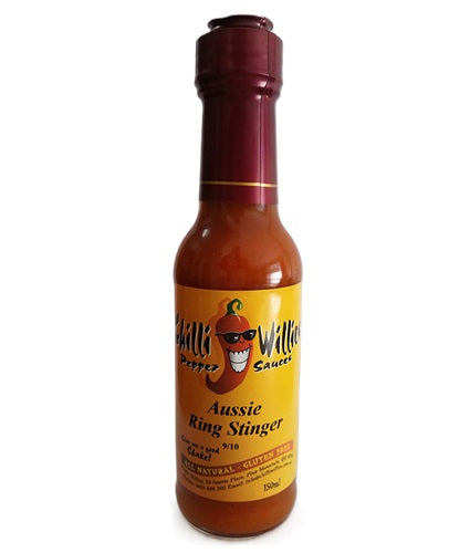 Chilli Willies Aussie Ring Stinger Hot Sauce 150ml