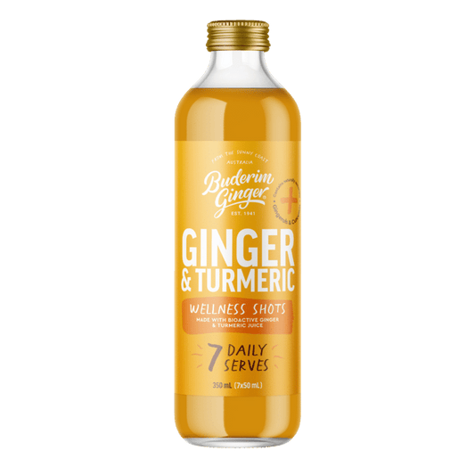 Buderim Ginger Ginger & Turmeric Wellness Shots 350mL