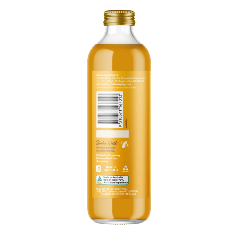 Buderim Ginger Ginger & Turmeric Wellness Shots 350mL