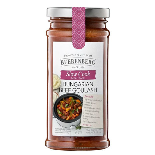 Beerenberg Slow Cook Hungarian Beef Goulash Meal Base 240ml