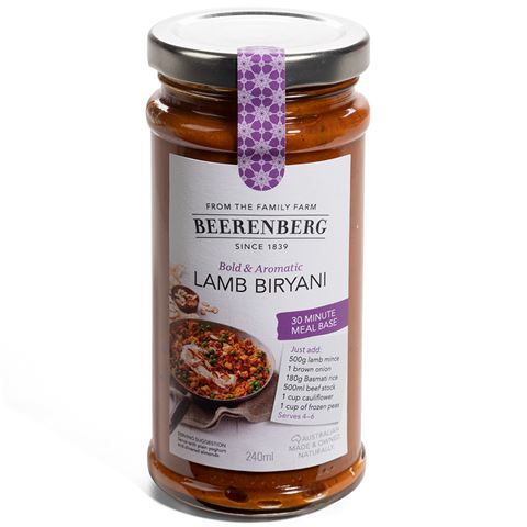 Beerenberg Lamb Biryani 30 Minute Meal Base