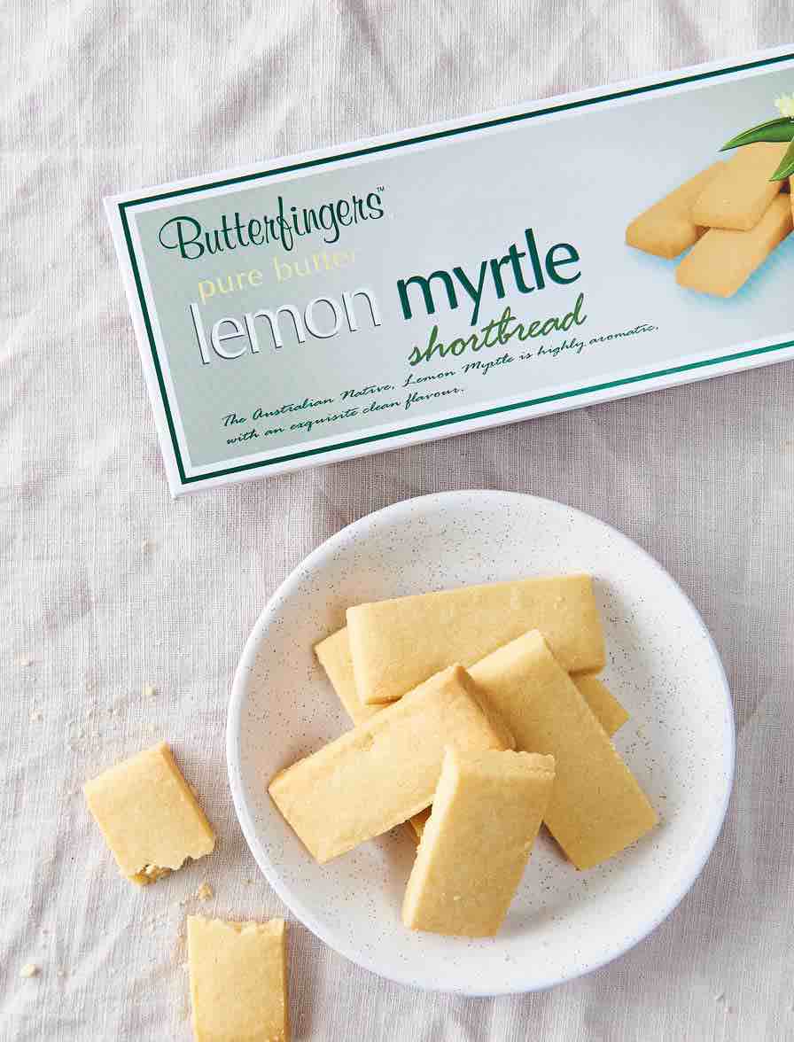 Butterfinger's Lemon Myrtle Shortbread 175g