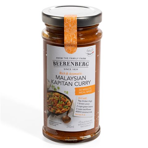 Beerenberg Malaysian Kapitan Curry 30 Minute Meal Base