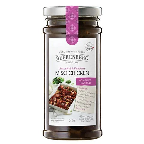 Beerenberg Miso Chicken 60 Minute Tray Bake