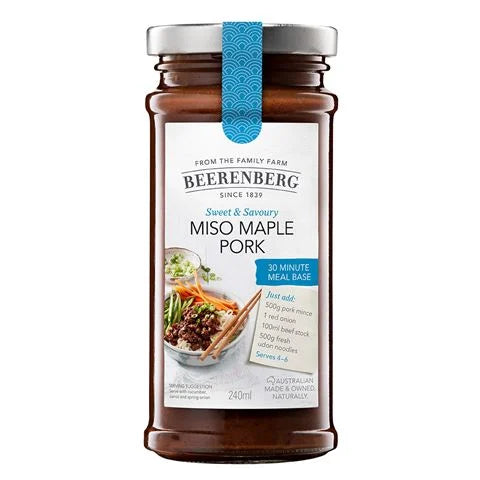 Beerenberg Miso Maple Pork Meal Base