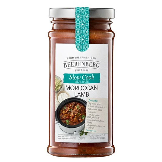 Beerenberg Slow Cook Moroccan Lamb Meal Base 240ml